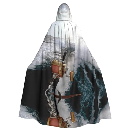 WMSYJHLA Angelrute Halloween Unisex Kapuzenumhang Umhang Robe Weihnachten Verkleidung Kostüme für Erwachsene Vampir Hexe WMSYJHLA Angelrute Halloween Unisex Kapuzenumhang Umhang Robe Weihnachten Verkleidung Kostüme für Erwachsene Vampir Hexe von WMSYJHLA