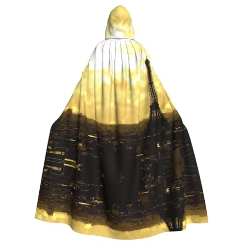 WMSYJHLA Eiffelturm 5 Halloween Unisex Kapuzenumhang Umhang Robe Weihnachten Verkleidung Kostüme für Erwachsene Vampir Hexe WMSYJHLA Eiffelturm 5 Halloween Unisex Kapuzenumhang Umhang Robe Weihnachten Verkleidung Kostüme für Erwachsene Vampir Hexe von WMSYJHLA