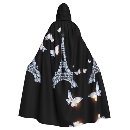 WMSYJHLA Eiffelturm 6 Halloween Unisex Kapuzenumhang Umhang Robe Weihnachten Verkleidung Kostüme für Erwachsene Vampir Hexe WMSYJHLA Eiffelturm 6 Halloween Unisex Kapuzenumhang Umhang Robe Weihnachten Verkleidung Kostüme für Erwachsene Vampir Hexe von WMSYJHLA