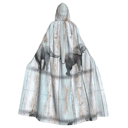 WMSYJHLA Elefant Art On Wood Halloween Unisex Kapuzenumhang Umhang Robe Weihnachten Verkleidung Kostüme für Erwachsene Vampir Hexe WMSYJHLA Elefant Art On Wood Halloween Unisex Kapuzenumhang Umhang Robe Weihnachten Verkleidung Kostüme für Erwachsene Vampir Hexe von WMSYJHLA