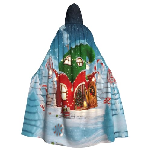WMSYJHLA Elfs House Halloween Unisex Kapuzenumhang Umhang Robe Weihnachten Verkleidung Kostüme für Erwachsene Vampir Hexe WMSYJHLA Elfs House Halloween Unisex Kapuzenumhang Umhang Robe Weihnachten Verkleidung Kostüme für Erwachsene Vampir Hexe von WMSYJHLA