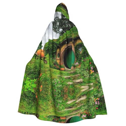 WMSYJHLA Fantasy Rural Halloween Unisex Kapuzenumhang Umhang Robe Weihnachten Verkleidung Kostüme für Erwachsene Vampir Hexe WMSYJHLA Fantasy Rural Halloween Unisex Kapuzenumhang Umhang Robe Weihnachten Verkleidung Kostüme für Erwachsene Vampir Hexe von WMSYJHLA