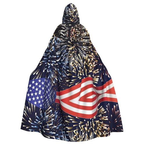 WMSYJHLA Flagge, Feuerwerk, Halloween, Unisex, Kapuzenumhang, Umhang, Robe, Weihnachten, Kostüme, für Erwachsene, Vampir-Hexe WMSYJHLA Flagge, Feuerwerk, Halloween, Unisex, Kapuzenumhang, Umhang, Robe, Weihnachten, Kostüme, für Erwachsene, Vampir-Hexe von WMSYJHLA