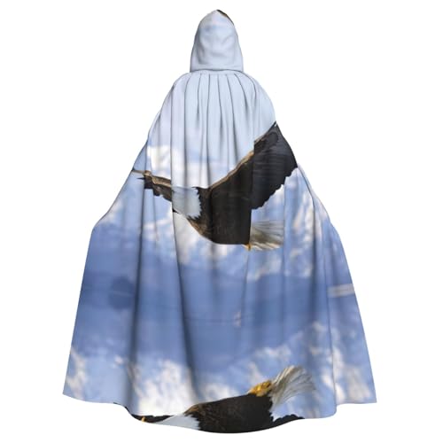 WMSYJHLA Fliegender Adler Halloween Unisex Kapuzenumhang Umhang Robe Weihnachten Verkleidung Kostüme für Erwachsene Vampir Hexe WMSYJHLA Fliegender Adler Halloween Unisex Kapuzenumhang Umhang Robe Weihnachten Verkleidung Kostüme für Erwachsene Vampir Hexe von WMSYJHLA