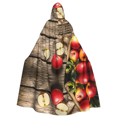 WMSYJHLA Fruits On Wood Floor Halloween Unisex Kapuzenumhang Umhang Robe Weihnachten Verkleidung Kostüme für Erwachsene Vampir Hexe WMSYJHLA Fruits On Wood Floor Halloween Unisex Kapuzenumhang Umhang Robe Weihnachten Verkleidung Kostüme für Erwachsene Vampir Hexe von WMSYJHLA