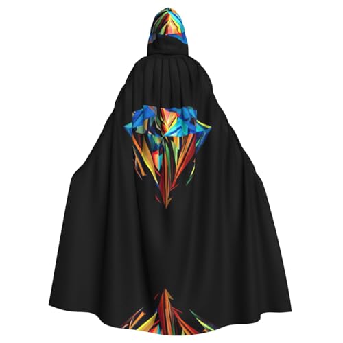WMSYJHLA Galaxie-Diamanten-Halloween-Kostüm, Unisex, mit Kapuze, Umhang, Umhang, Weihnachts-Kostüm, für Erwachsene, Vampir-Hexe WMSYJHLA Galaxie-Diamanten-Halloween-Kostüm, Unisex, mit Kapuze, Umhang, Umhang, Weihnachts-Kostüm, für Erwachsene, Vampir-Hexe von WMSYJHLA