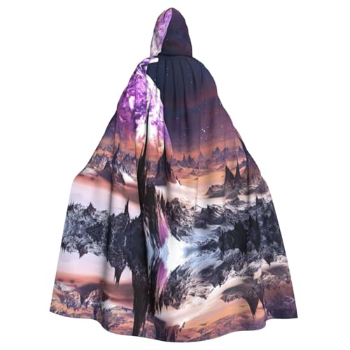WMSYJHLA Galaxy Stars Hills Halloween Unisex Kapuzenumhang Umhang Robe Weihnachten Verkleidung Kostüme für Erwachsene Vampir Hexe WMSYJHLA Galaxy Stars Hills Halloween Unisex Kapuzenumhang Umhang Robe Weihnachten Verkleidung Kostüme für Erwachsene Vampir Hexe von WMSYJHLA
