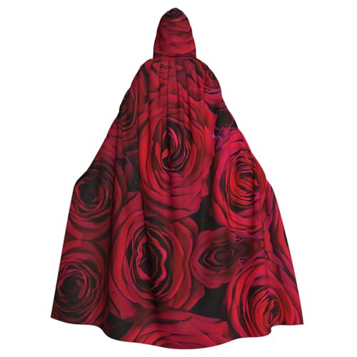 WMSYJHLA Gartenrosen Halloween Unisex Kapuzenumhang Umhang Robe Weihnachten Verkleidung Kostüme für Erwachsene Vampir Hexe WMSYJHLA Gartenrosen Halloween Unisex Kapuzenumhang Umhang Robe Weihnachten Verkleidung Kostüme für Erwachsene Vampir Hexe von WMSYJHLA