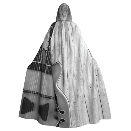 WMSYJHLA Gitarrenbilder auf altem Holz, Halloween, Unisex, Kapuzenumhang, Umhang, Robe, Weihnachts-Kostüme für Erwachsene, Vampir-Hexe WMSYJHLA Gitarrenbilder auf altem Holz, Halloween, Unisex, Kapuzenumhang, Umhang, Robe, Weihnachts-Kostüme für Erwachsene, Vampir-Hexe von WMSYJHLA