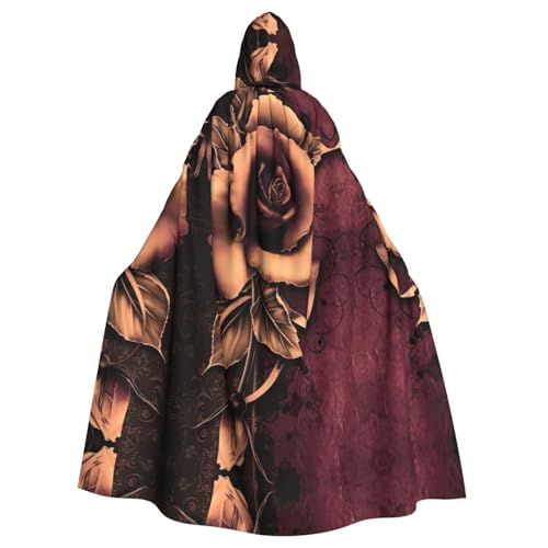 WMSYJHLA Gothic Rose Halloween Unisex Kapuzenumhang Umhang Robe Weihnachten Verkleidung Kostüme für Erwachsene Vampir Hexe WMSYJHLA Gothic Rose Halloween Unisex Kapuzenumhang Umhang Robe Weihnachten Verkleidung Kostüme für Erwachsene Vampir Hexe von WMSYJHLA