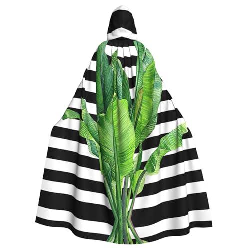 WMSYJHLA Grünes Palmblatt Halloween Unisex Kapuzenumhang Umhang Robe Weihnachten Verkleidung Kostüme für Erwachsene Vampir Hexe WMSYJHLA Grünes Palmblatt Halloween Unisex Kapuzenumhang Umhang Robe Weihnachten Verkleidung Kostüme für Erwachsene Vampir Hexe von WMSYJHLA