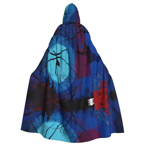 WMSYJHLA Halloween 1 Halloween Unisex Kapuzenumhang Umhang Robe Weihnachten Verkleidung Kostüme für Erwachsene Vampir Hexe von WMSYJHLA