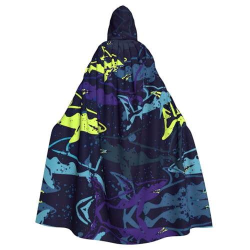 WMSYJHLA Halloween-Kostüm, Unisex, mit Kapuze, Umhang, Umhang, Weihnachts-Kostüm, für Erwachsene, Vampir-Hexe, Dunkelviolett WMSYJHLA Halloween-Kostüm, Unisex, mit Kapuze, Umhang, Umhang, Weihnachts-Kostüm, für Erwachsene, Vampir-Hexe, Dunkelviolett von WMSYJHLA