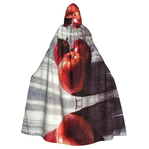 WMSYJHLA Halloween-Kostüm mit Obstmuster, Unisex, Kapuzenumhang, Umhang, Weihnachts-Kostüm, für Erwachsene, Vampir-Hexe WMSYJHLA Halloween-Kostüm mit Obstmuster, Unisex, Kapuzenumhang, Umhang, Weihnachts-Kostüm, für Erwachsene, Vampir-Hexe von WMSYJHLA