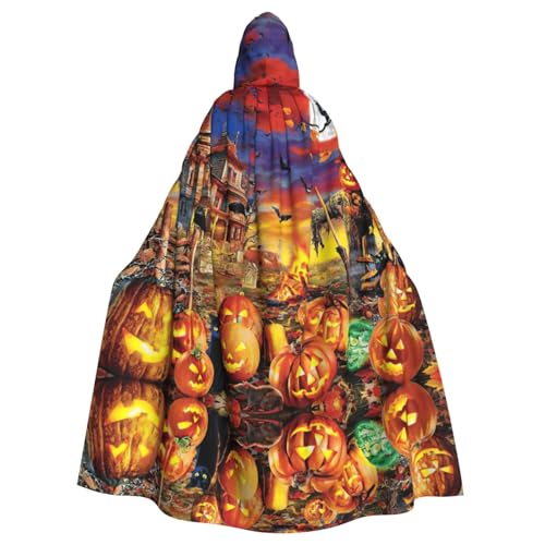 WMSYJHLA Halloween-Kostüm mit Totenkopf-Motiv, Unisex, mit Kapuze, Umhang, Umhang, Weihnachts-Kostüm, für Erwachsene, Vampir-Hexe WMSYJHLA Halloween-Kostüm mit Totenkopf-Motiv, Unisex, mit Kapuze, Umhang, Umhang, Weihnachts-Kostüm, für Erwachsene, Vampir-Hexe von WMSYJHLA