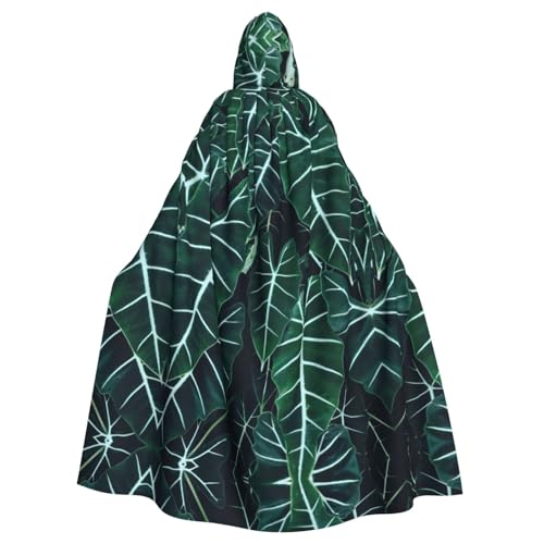 WMSYJHLA Halloween-Kostüm mit langen Blättern, Unisex, mit Kapuze, Umhang, Umhang, Weihnachts-Kostüm, für Erwachsene, Vampir-Hexe WMSYJHLA Halloween-Kostüm mit langen Blättern, Unisex, mit Kapuze, Umhang, Umhang, Weihnachts-Kostüm, für Erwachsene, Vampir-Hexe von WMSYJHLA