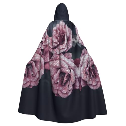 WMSYJHLA Halloween-Umhang mit Kapuze, Blumenmuster, Unisex, Weihnachts-Kostüm, für Erwachsene, Vampir-Hexe WMSYJHLA Halloween-Umhang mit Kapuze, Blumenmuster, Unisex, Weihnachts-Kostüm, für Erwachsene, Vampir-Hexe von WMSYJHLA