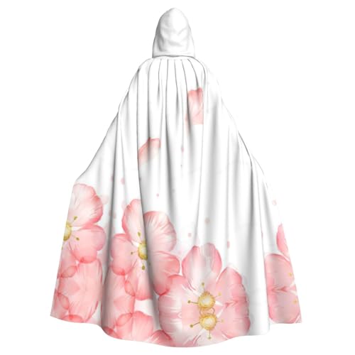 WMSYJHLA Halloween-Umhang mit Kapuze, Umhang mit Blumen, Unisex, Weihnachts-Kostüme für Erwachsene, Vampir-Hexe WMSYJHLA Halloween-Umhang mit Kapuze, Umhang mit Blumen, Unisex, Weihnachts-Kostüme für Erwachsene, Vampir-Hexe von WMSYJHLA
