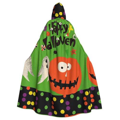 WMSYJHLA Happy Halloween 2 Halloween Unisex Kapuzenumhang Umhang Robe Weihnachten Verkleidung Kostüme für Erwachsene Vampir Hexe WMSYJHLA Happy Halloween 2 Halloween Unisex Kapuzenumhang Umhang Robe Weihnachten Verkleidung Kostüme für Erwachsene Vampir Hexe von WMSYJHLA