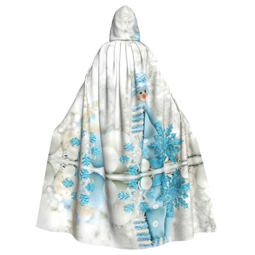 WMSYJHLA Happy Snowman Halloween Unisex Kapuzenumhang Umhang Robe Weihnachten Verkleidung Kostüme für Erwachsene Vampir Hexe WMSYJHLA Happy Snowman Halloween Unisex Kapuzenumhang Umhang Robe Weihnachten Verkleidung Kostüme für Erwachsene Vampir Hexe von WMSYJHLA