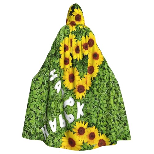 WMSYJHLA Herzförmiger Sonnenblumen-Umhang, Unisex, Kapuzenumhang, Umhang, Robe, Weihnachten, Kostüme, für Erwachsene, Vampir-Hexe WMSYJHLA Herzförmiger Sonnenblumen-Umhang, Unisex, Kapuzenumhang, Umhang, Robe, Weihnachten, Kostüme, für Erwachsene, Vampir-Hexe von WMSYJHLA