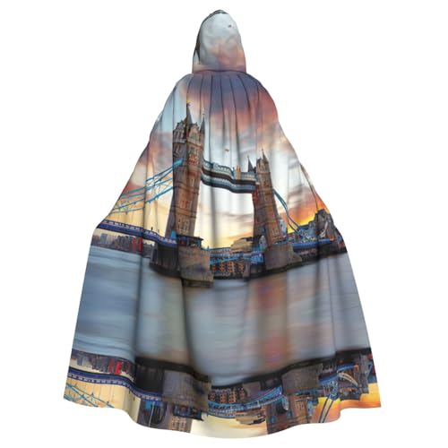 WMSYJHLA Historic Old Tower Bridge London Halloween Unisex Kapuzenumhang Umhang Robe Weihnachten Verkleidung Kostüme für Erwachsene Vampir Hexe WMSYJHLA Historic Old Tower Bridge London Halloween Unisex Kapuzenumhang Umhang Robe Weihnachten Verkleidung Kostüme für Erwachsene Vampir Hexe von WMSYJHLA