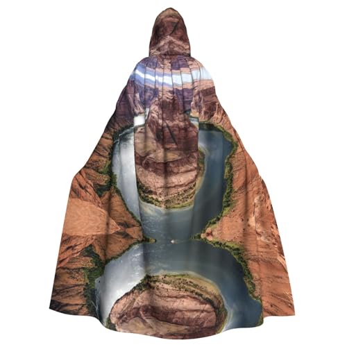 WMSYJHLA Hufeisen Bend Halloween Unisex Kapuzenumhang Umhang Robe Weihnachten Verkleidung Kostüme für Erwachsene Vampir Hexe WMSYJHLA Hufeisen Bend Halloween Unisex Kapuzenumhang Umhang Robe Weihnachten Verkleidung Kostüme für Erwachsene Vampir Hexe von WMSYJHLA