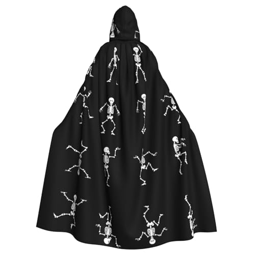 WMSYJHLA Interessantes Skelett Halloween Unisex Kapuzenumhang Umhang Robe Weihnachten Verkleidung Kostüme für Erwachsene Vampir Hexe WMSYJHLA Interessantes Skelett Halloween Unisex Kapuzenumhang Umhang Robe Weihnachten Verkleidung Kostüme für Erwachsene Vampir Hexe von WMSYJHLA