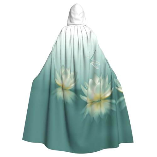 WMSYJHLA Kapuzenumhang mit Libelle mit Seerose, Unisex, für Erwachsene, Vampir-Hexe WMSYJHLA Kapuzenumhang mit Libelle mit Seerose, Unisex, für Erwachsene, Vampir-Hexe von WMSYJHLA