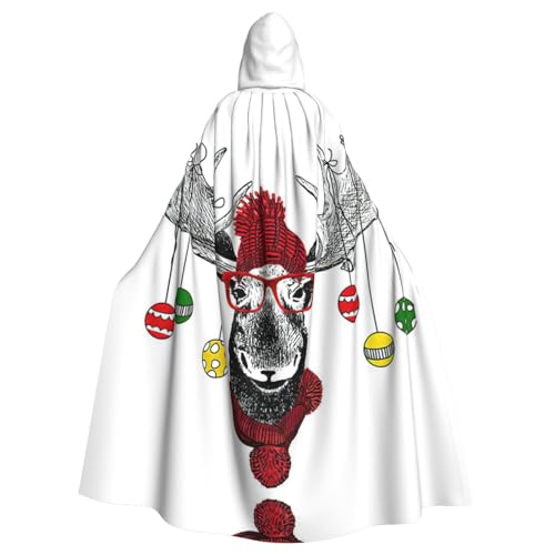 WMSYJHLA Lustiger Weihnachtselch Halloween Unisex Kapuzenumhang Umhang Robe Weihnachten Verkleidung Kostüme für Erwachsene Vampir Hexe WMSYJHLA Lustiger Weihnachtselch Halloween Unisex Kapuzenumhang Umhang Robe Weihnachten Verkleidung Kostüme für Erwachsene Vampir Hexe von WMSYJHLA
