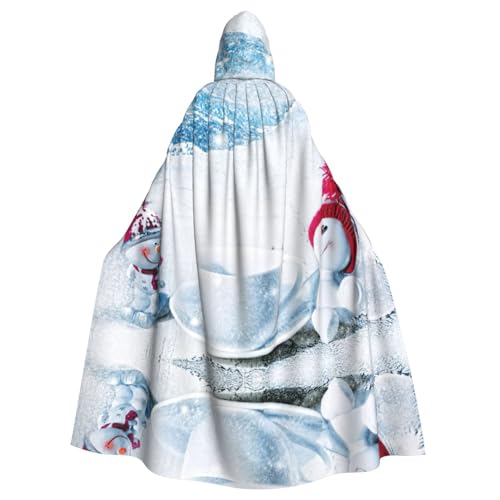 WMSYJHLA Niedlicher Schneemänner-Umhang mit Kapuze, Unisex, Umhang mit Kapuze, Robe, Weihnachts-Kostüm, für Erwachsene, Vampir-Hexe WMSYJHLA Niedlicher Schneemänner-Umhang mit Kapuze, Unisex, Umhang mit Kapuze, Robe, Weihnachts-Kostüm, für Erwachsene, Vampir-Hexe von WMSYJHLA