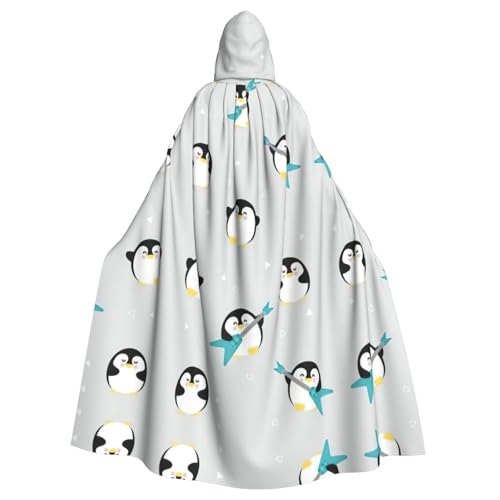 WMSYJHLA Süßer Pinguin 1 Halloween Unisex Kapuzenumhang Umhang Robe Weihnachten Verkleidung Kostüme für Erwachsene Vampir Hexe WMSYJHLA Süßer Pinguin 1 Halloween Unisex Kapuzenumhang Umhang Robe Weihnachten Verkleidung Kostüme für Erwachsene Vampir Hexe von WMSYJHLA