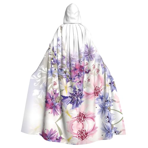 WMSYJHLA Umhang mit Kapuze für Erwachsene, Vampir-Hexe, mit Blumenmuster, Efeu, Unisex, Umhang mit Kapuze WMSYJHLA Umhang mit Kapuze für Erwachsene, Vampir-Hexe, mit Blumenmuster, Efeu, Unisex, Umhang mit Kapuze von WMSYJHLA