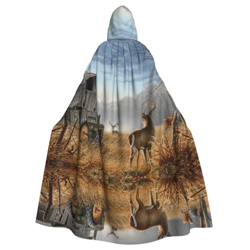 WMSYJHLA Umhang mit Kapuze und Hirschjagd, Unisex, für Erwachsene, Vampir-Hexe WMSYJHLA Umhang mit Kapuze und Hirschjagd, Unisex, für Erwachsene, Vampir-Hexe von WMSYJHLA