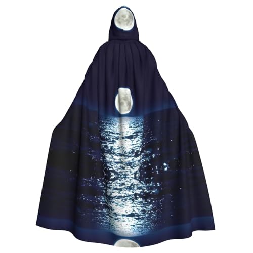WMSYJHLA Vollmond in der Nacht Halloween Unisex Kapuzenumhang Umhang Robe Weihnachten Verkleidung Kostüme für Erwachsene Vampir Hexe WMSYJHLA Vollmond in der Nacht Halloween Unisex Kapuzenumhang Umhang Robe Weihnachten Verkleidung Kostüme für Erwachsene Vampir Hexe von WMSYJHLA