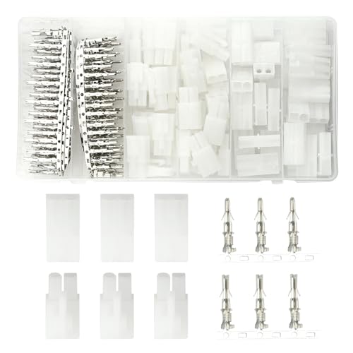 WMYCONGCONG 180 PCS 30 Kits Stecker und Buchse mit Pins kompatibel mit Big Tamiya Stecker Typ A von WMYCONGCONG