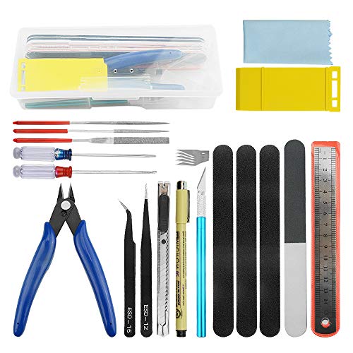 WMYCONGCONG 19 Stück Gundam Model Tools Kit Hobby Building Tools Kit für den BAU Auto Modell Reparatur und Fixierung WMYCONGCONG 19 Stück Gundam Model Tools Kit Hobby Building Tools Kit für den BAU Auto Modell Reparatur und Fixierung von WMYCONGCONG