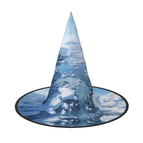 Arktische Landschaft Alaska Berge Landschaft Druck Halloween Hut Party Karneval Hut Tänze Cosplay Kostüm Hexen Party Erwachsene von WNCLKF