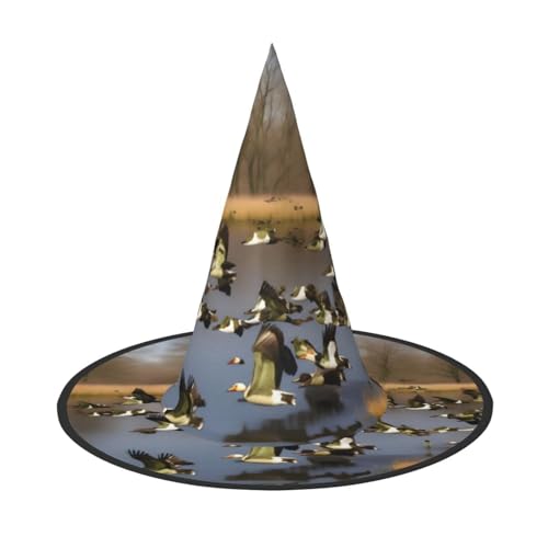 Fliegende wilde Enten drucken Halloween Hut Party Karneval Hut Tänze Cosplay Kostüm Hexen Party Erwachsene Fliegende wilde Enten drucken Halloween Hut Party Karneval Hut Tänze Cosplay Kostüm Hexen Party Erwachsene von WNCLKF