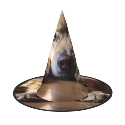 Hund Druck Halloween Hut Party Karneval Hut Tanzen Cosplay Kostüm Hexen Party Erwachsene von WNCLKF