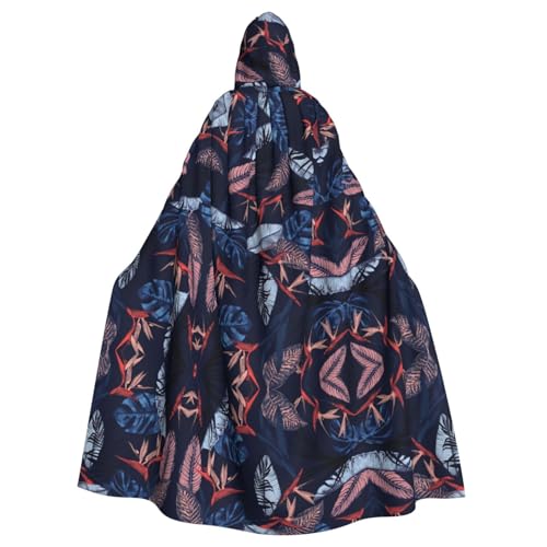 WNCLKF Blauer und orangefarbener Vogel-Aufdruck, Erwachsenen-Karneval, Kapuzenumhang für Halloween, Cosplay, Gothic, Fiesta, Party-Dekoration WNCLKF Blauer und orangefarbener Vogel-Aufdruck, Erwachsenen-Karneval, Kapuzenumhang für Halloween, Cosplay, Gothic, Fiesta, Party-Dekoration von WNCLKF