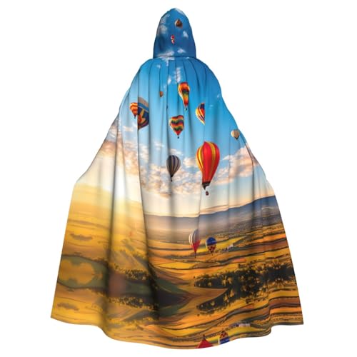 WNCLKF Heißluftballon-Druck, Erwachsenen-Karneval, Kapuzenumhang, Halloween, Umhang, Cosplay, Gothic, Fiesta, Party-Dekoration WNCLKF Heißluftballon-Druck, Erwachsenen-Karneval, Kapuzenumhang, Halloween, Umhang, Cosplay, Gothic, Fiesta, Party-Dekoration von WNCLKF