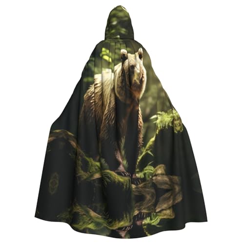 WNCLKF Kapuzenumhang mit Bären-Aufdruck für Erwachsene, Karneval, Halloween, Cosplay, Gothic, Fiesta, Party-Dekoration WNCLKF Kapuzenumhang mit Bären-Aufdruck für Erwachsene, Karneval, Halloween, Cosplay, Gothic, Fiesta, Party-Dekoration von WNCLKF