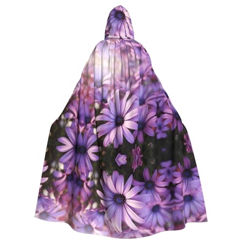WNCLKF Lila Gänseblümchen Druck Erwachsene Karneval Kapuzenumhang Halloween Umhang Cosplay Goth Umhang Fiesta Party Dekoration WNCLKF Lila Gänseblümchen Druck Erwachsene Karneval Kapuzenumhang Halloween Umhang Cosplay Goth Umhang Fiesta Party Dekoration von WNCLKF