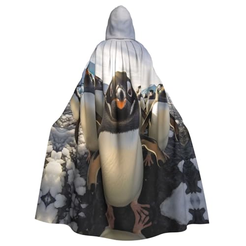 WNCLKF Niedlicher Pinguin-Druck für Erwachsene, Karneval, Kapuzenumhang, Halloween, Cosplay, Gothic, Fiesta, Party-Dekoration WNCLKF Niedlicher Pinguin-Druck für Erwachsene, Karneval, Kapuzenumhang, Halloween, Cosplay, Gothic, Fiesta, Party-Dekoration von WNCLKF