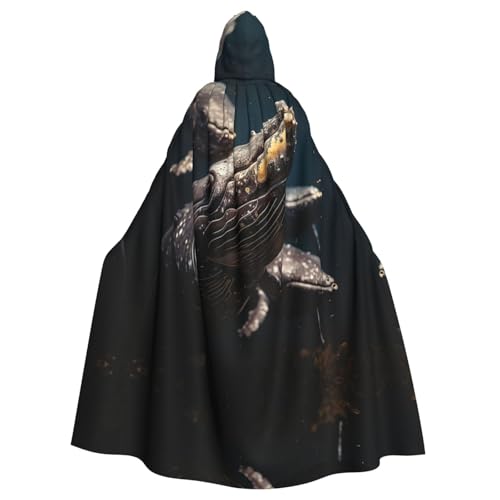 WNCLKF Ozean-Tier-Wal-Druck, Erwachsenen-Karneval, Kapuzenumhang, Halloween, Umhang, Cosplay, Gothic, Fiesta, Party-Dekoration WNCLKF Ozean-Tier-Wal-Druck, Erwachsenen-Karneval, Kapuzenumhang, Halloween, Umhang, Cosplay, Gothic, Fiesta, Party-Dekoration von WNCLKF