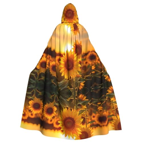 WNCLKF Sonnenblumen, Sonnenlicht-Druck, Erwachsene, Karneval, Kapuzenumhang, Halloween, Umhang, Cosplay, Gothic, Fiesta, Party-Dekoration WNCLKF Sonnenblumen, Sonnenlicht-Druck, Erwachsene, Karneval, Kapuzenumhang, Halloween, Umhang, Cosplay, Gothic, Fiesta, Party-Dekoration von WNCLKF