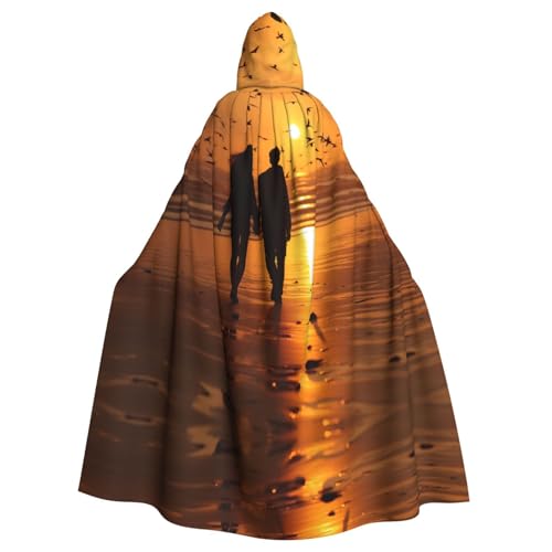 WNCLKF Sonnenuntergang Meer Ozean Druck Erwachsene Karneval Kapuzenumhang Halloween Umhang Cosplay Goth Umhang Fiesta Party Dekoration WNCLKF Sonnenuntergang Meer Ozean Druck Erwachsene Karneval Kapuzenumhang Halloween Umhang Cosplay Goth Umhang Fiesta Party Dekoration von WNCLKF
