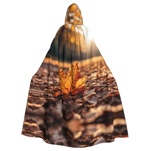 WNCLKF Umhang mit buntem Blattdruck für Erwachsene, Karneval, Halloween, Cosplay, Gothic, Fiesta, Party-Dekoration WNCLKF Umhang mit buntem Blattdruck für Erwachsene, Karneval, Halloween, Cosplay, Gothic, Fiesta, Party-Dekoration von WNCLKF