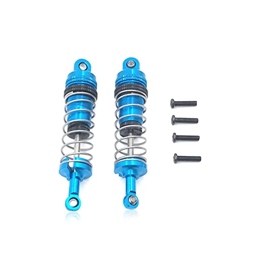 WNDUOKXH 2 Stück Stoßdämpfer Fernbedienung Upgrade Dämpfer Set modifizierte Teile Ersatz für WLtoys 124018 124016 124017, Blau WNDUOKXH 2 Stück Stoßdämpfer Fernbedienung Upgrade Dämpfer Set modifizierte Teile Ersatz für WLtoys 124018 124016 124017, Blau von WNDUOKXH